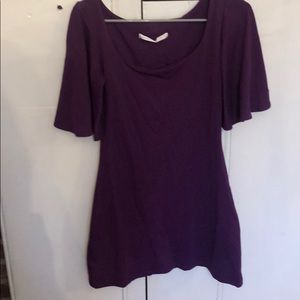 Purple/eggplant color mini dress